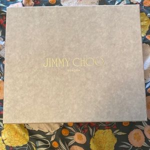 Jimmy choo booties size 10 with a crystal C. Tried on but never worn